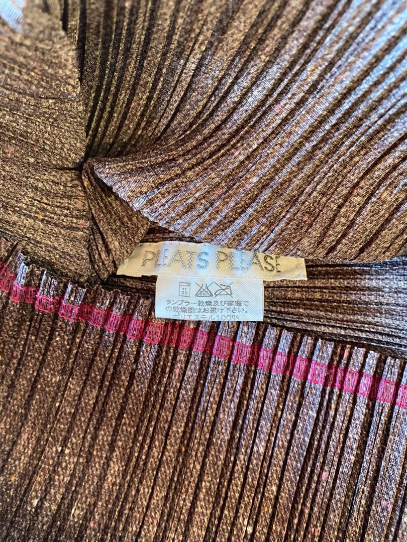 PLEATS PLEASE プリーツプリーズ　長袖ブラウス