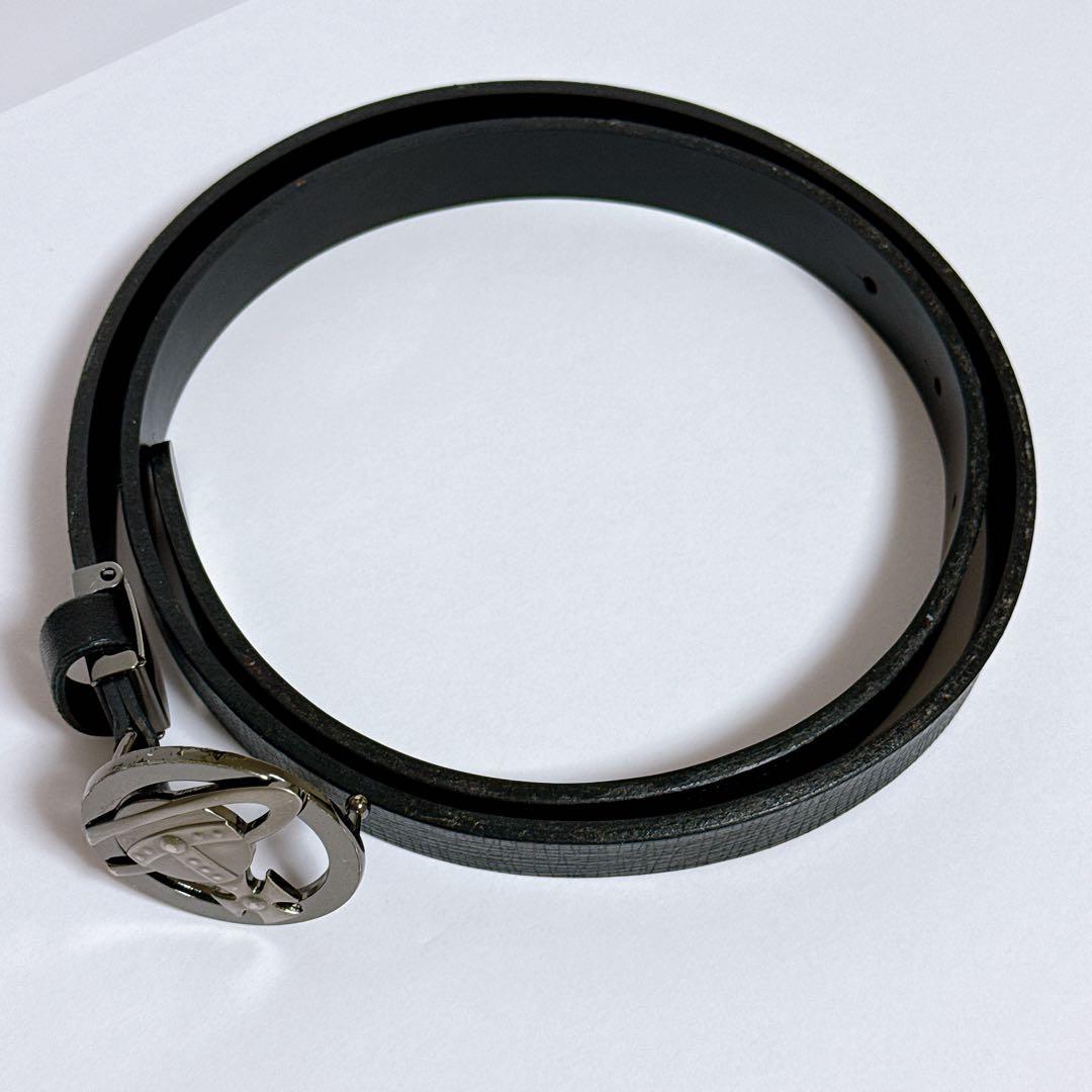 Vivienne Westwood オーブ バックル ベルト 黒ブラック