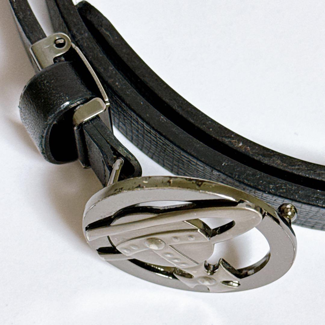 Vivienne Westwood オーブ バックル ベルト 黒ブラック