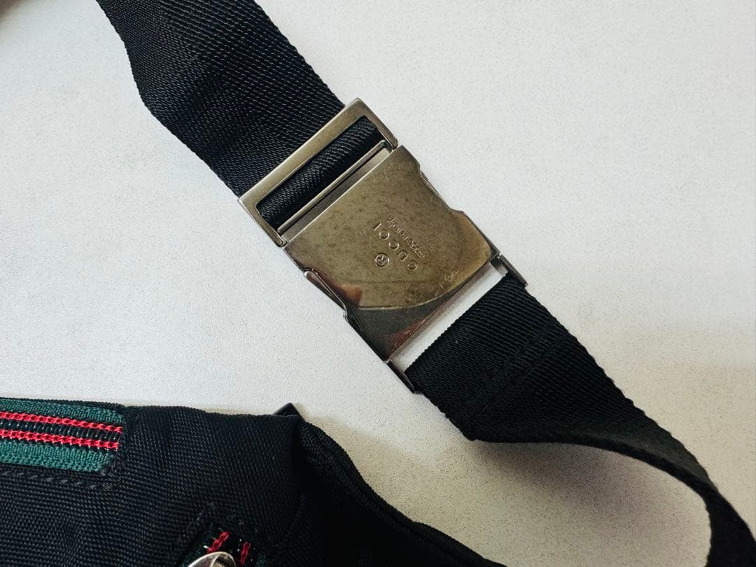 グッチ ボディバッグ ウエストポーチブラック GUCCI