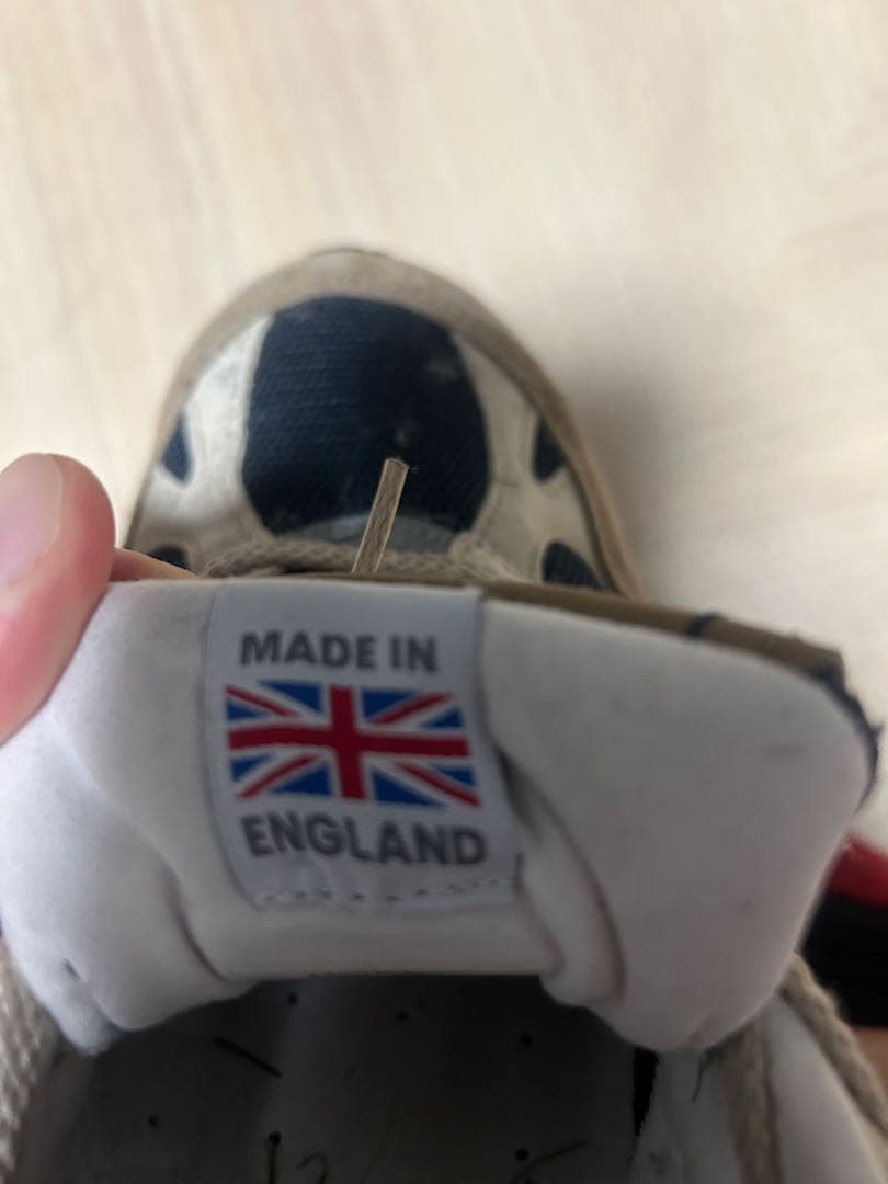 New Balance 991 スニーカー ベージュ/ネイビー