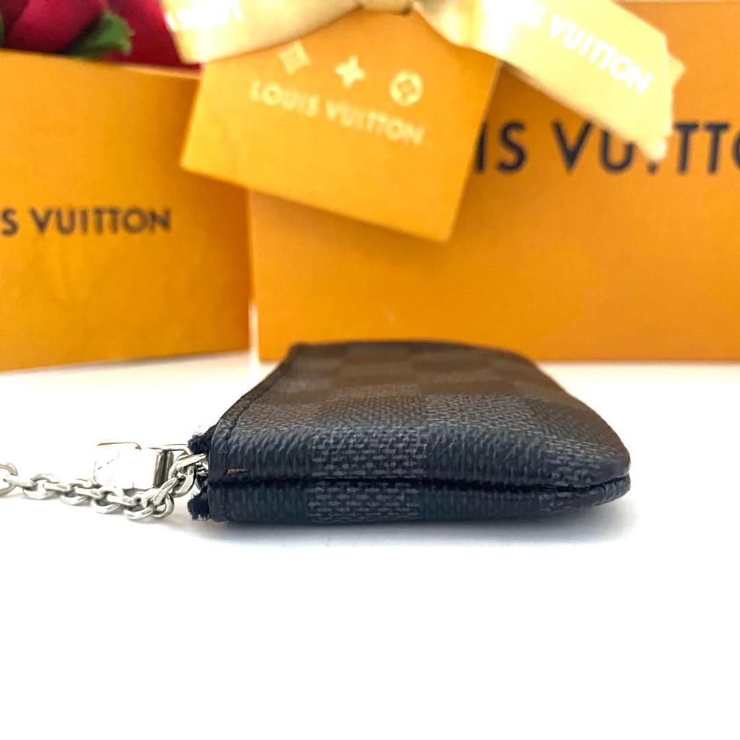 ルイ ヴィトン◎ポシェット クレ ダミエ グラフィット ケース 小銭入れ