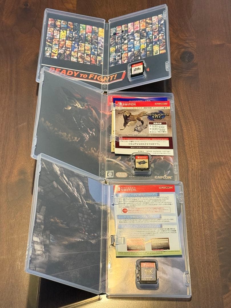 Nintendo Switch 本体 + スマブラ.モンハンライズ.ＸＸ付