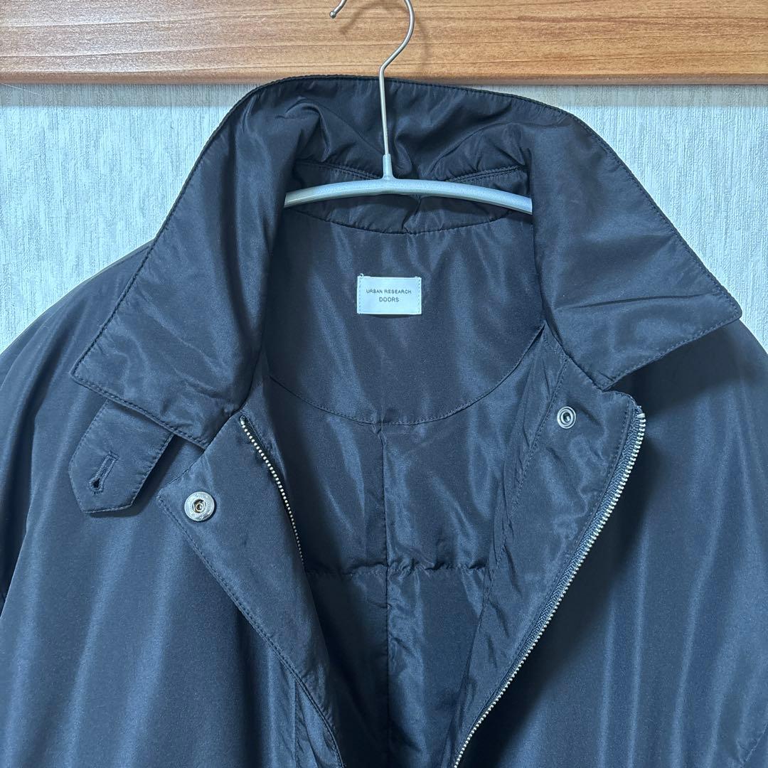 【あや】DOORSステッチレスライトダウンロングコート