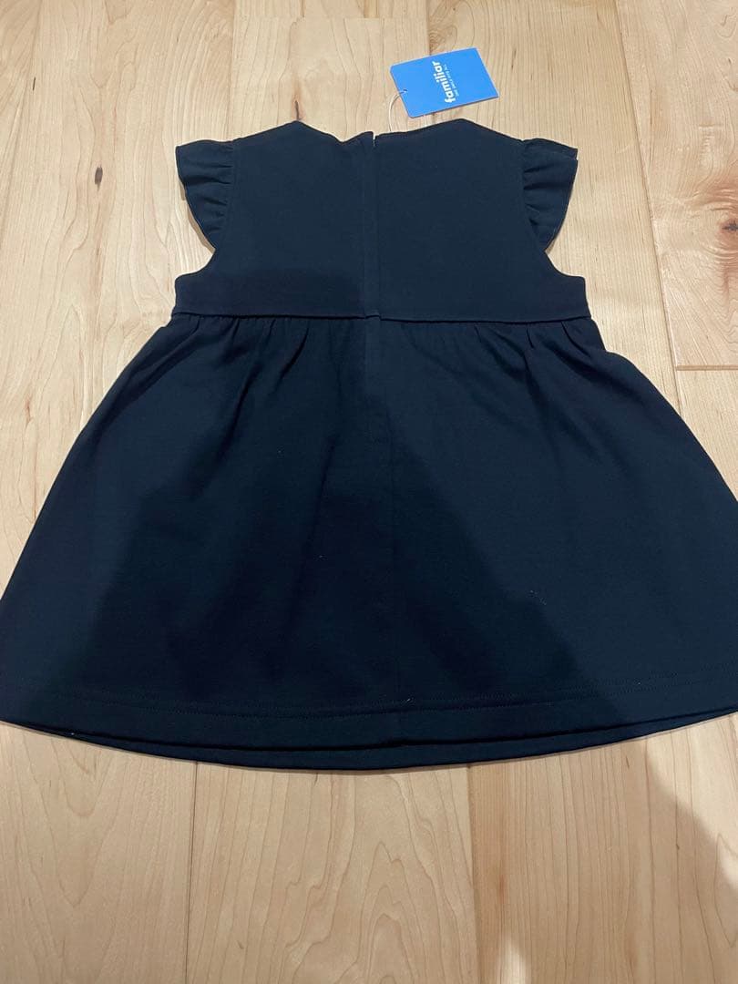 familiar ネイビー ワンピース 80