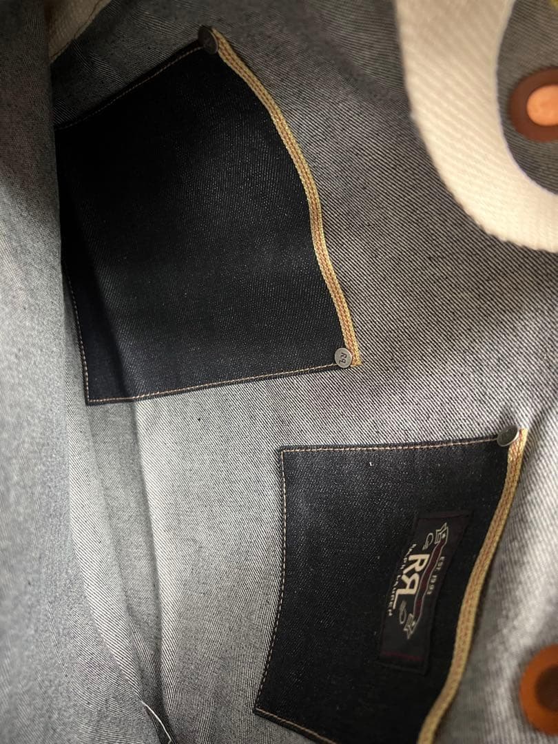 【美品】RRL ダブルアールエル デニム トートバッグ