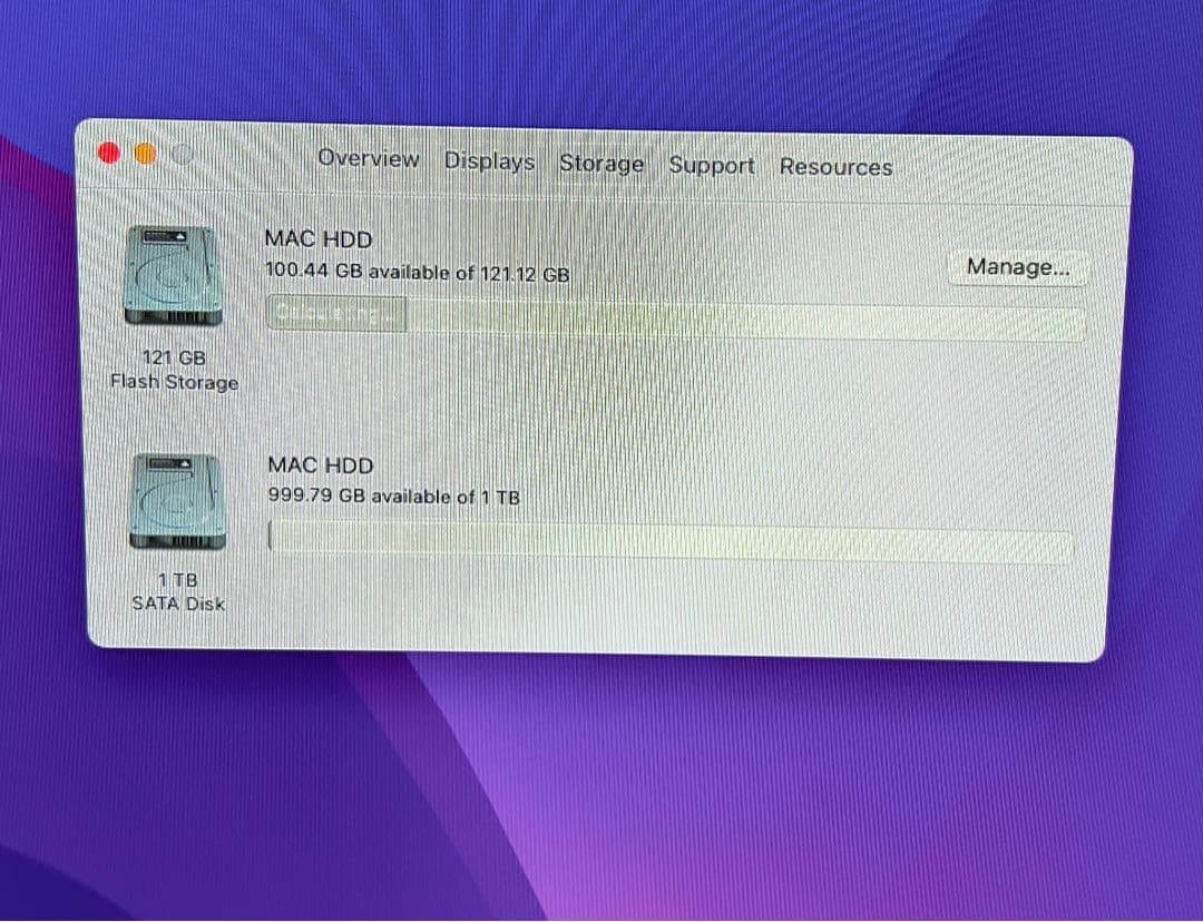 Macデスクトップ Mac mini i5 16GB 128GB SSD 1TB HHD 2014