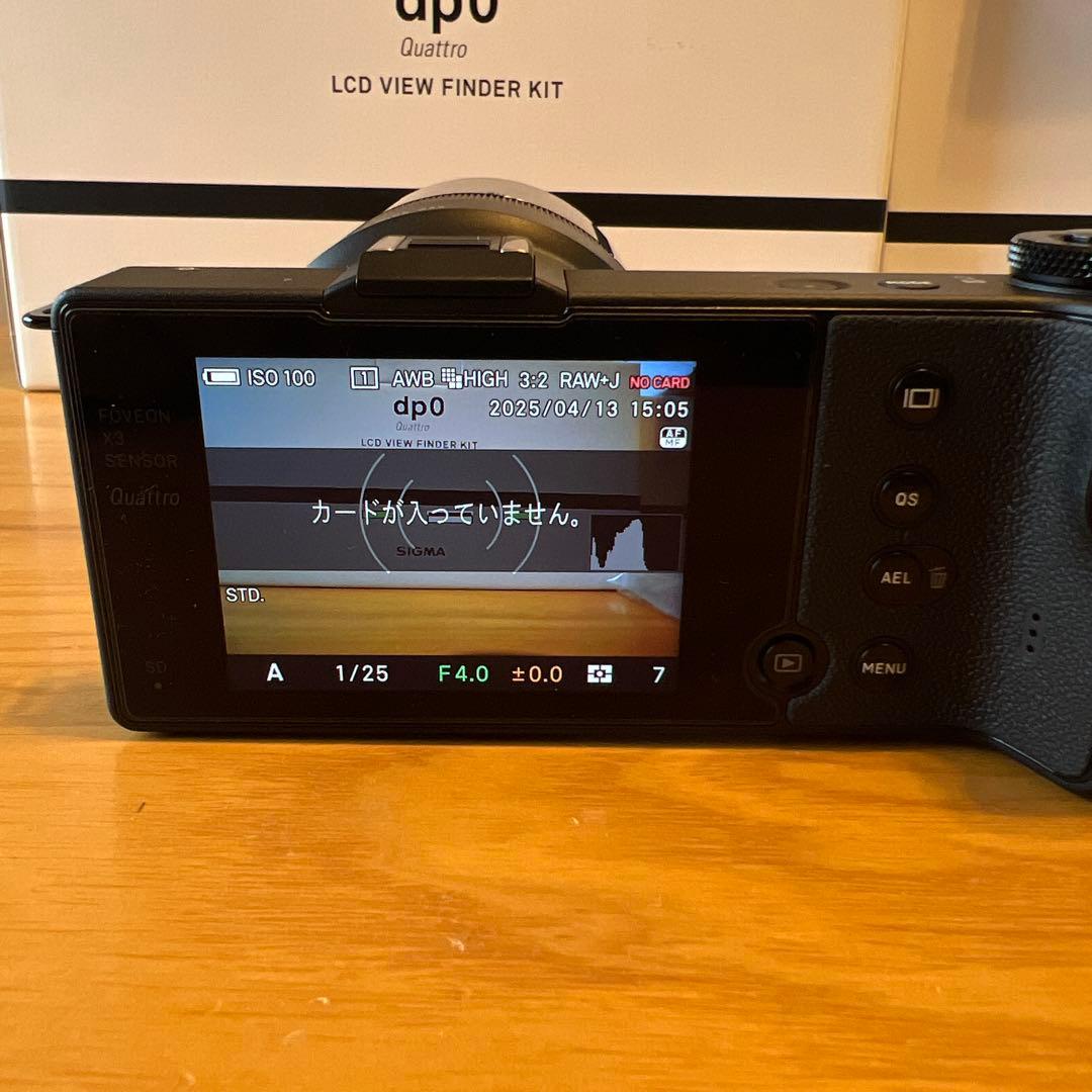 ア*－様 【極上品】SIGMA dp0 Quattro LCD VIEW FIN