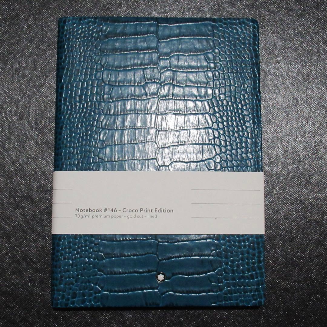 モンブラン ノート 146 クロコ ターコイズ 118027