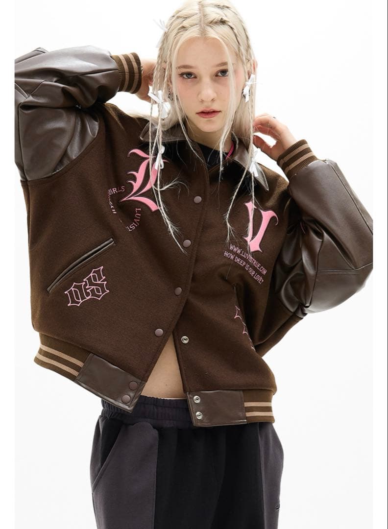 10月限定価格 LUV IS TRUE STADIUM JACKET スタジャン