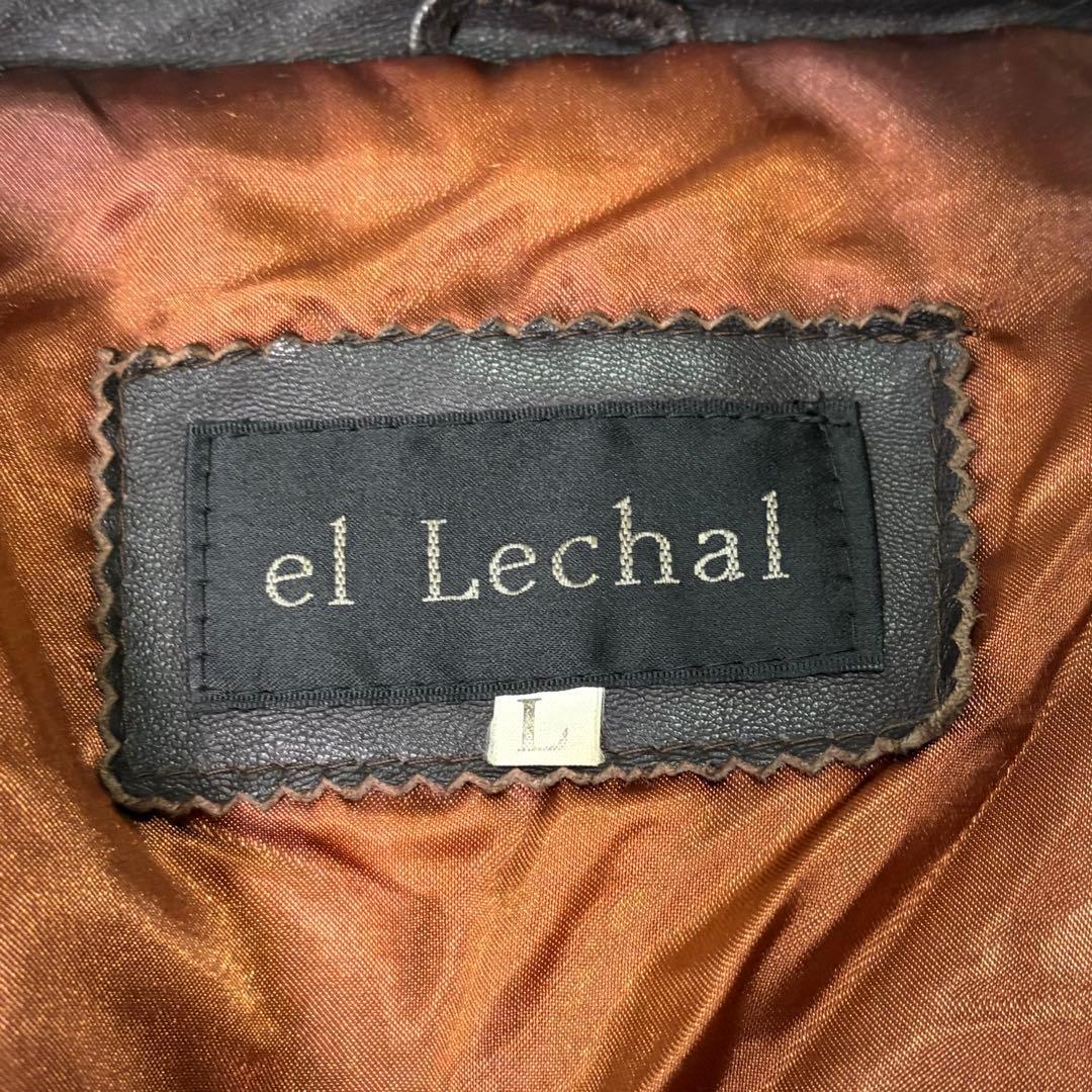 羊革 レザー ジャケット 短丈 濃茶 ヴィンテージ 本革 肩パッドなし