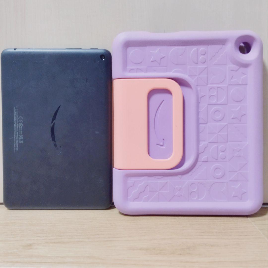 良品 Fire HD 8 キッズモデル パープル 最新版 フィルム／カバー付き