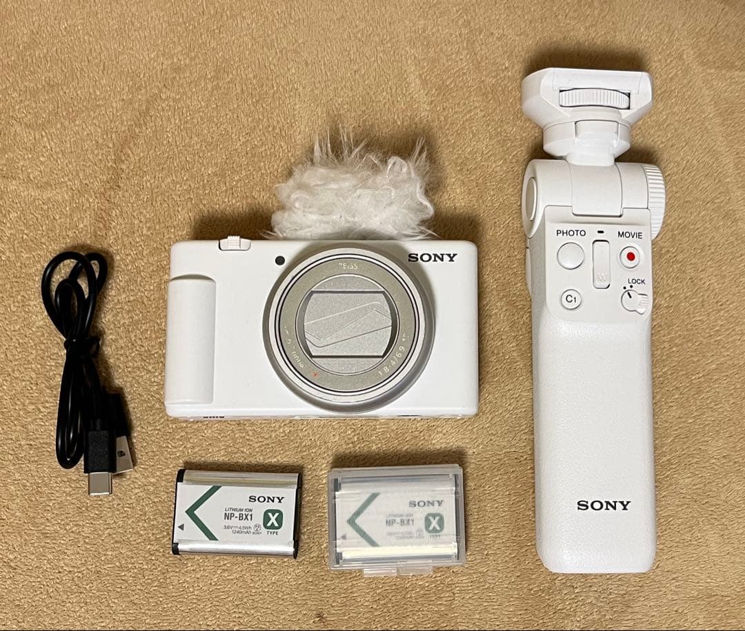 ひろさん専用SONY ZV-1M2ホワイト グリップ付き