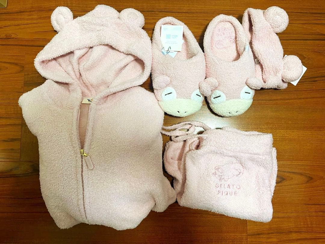 ジェラートピケ　ポケモンスリープ　レディース　ベビモコ　ヤドン3点セット