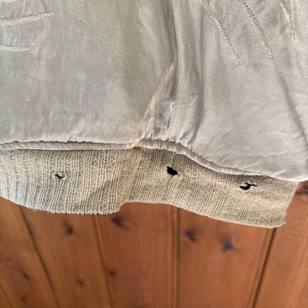 【50sビンテージ】スカジャン 中綿 サテン cherry フェード スーベニア