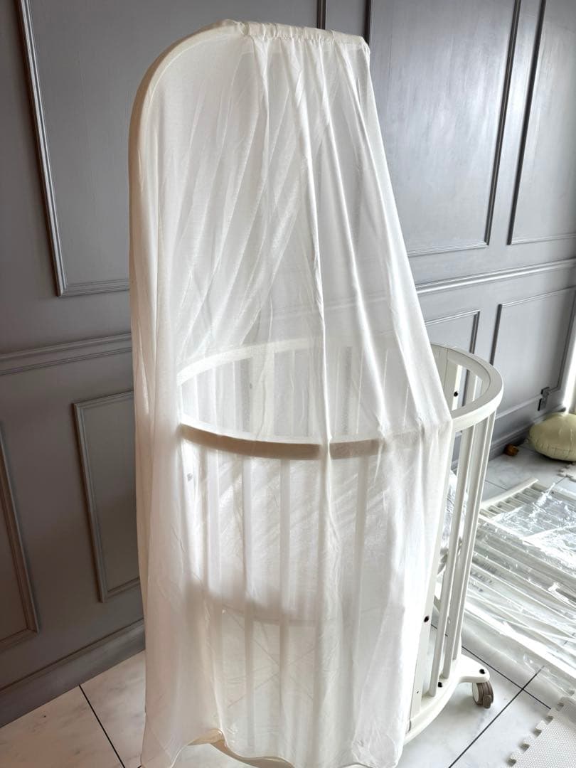 ベビーベッド　ストッケ　スリーピーミニ　ホワイト