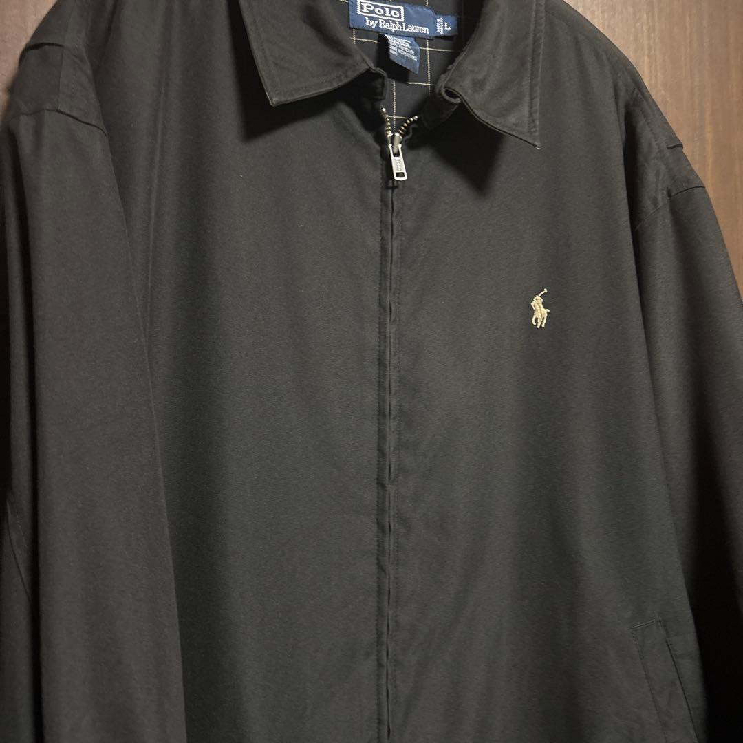 polo Ralphlauren スイングトップ　ブラック L