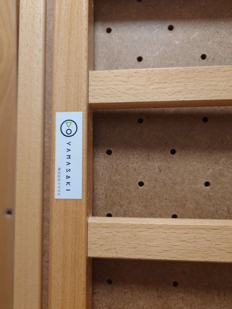 ヤマサキ国産ベビーベッドツーオープンハイタイプベッドナチュラル標準サイズ説明書付