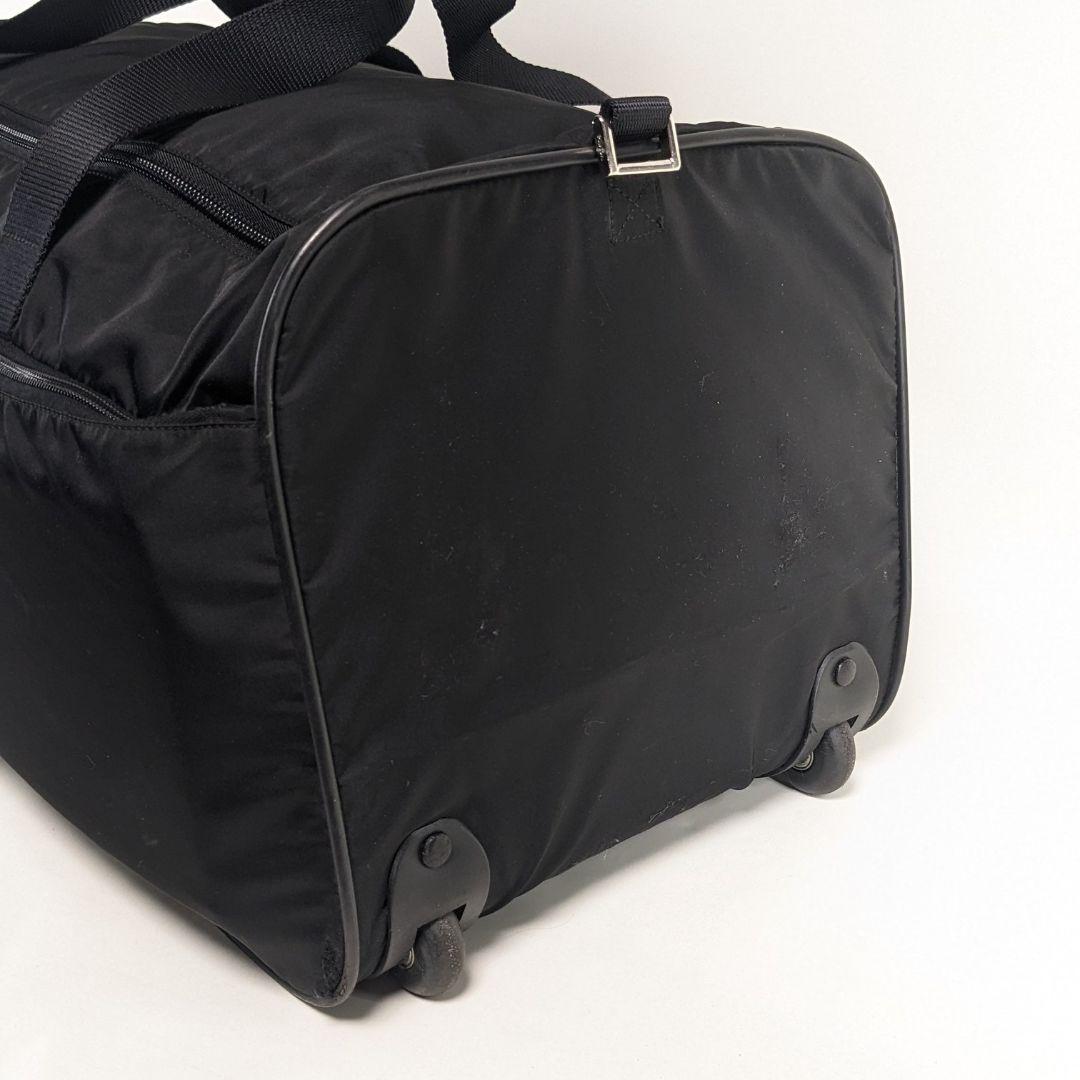 プラダ　ボストンバッグ　キャリーケース　2way ナイロン　三角ロゴ 大容量