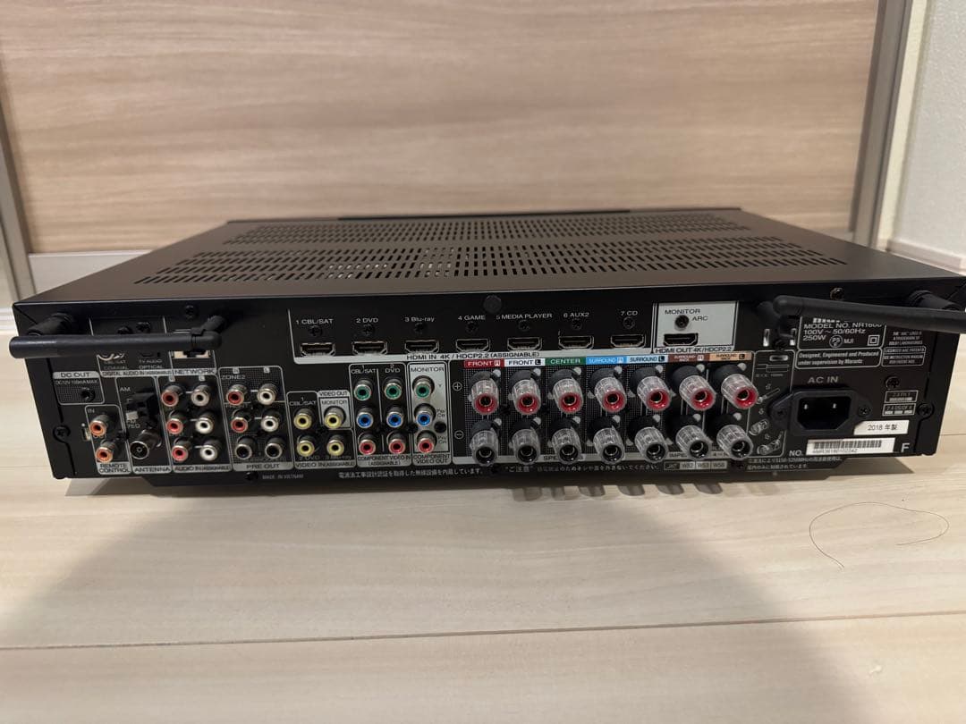 marantz ブラック アンプ　NR1608