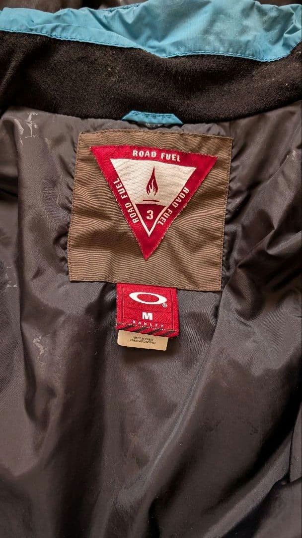 Oakley Road Fuel ジャケット M ブラウン/ブルー　オークリー
