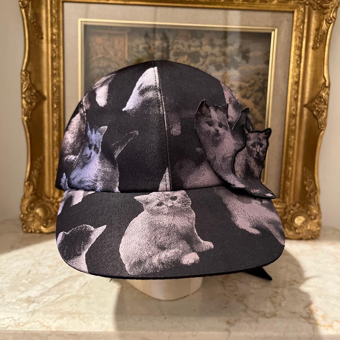 L.M.Y様　　カシラ　リボン　キャップ　猫