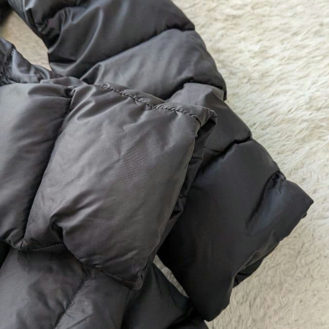 綺麗❀近年モデル　タトラス フード付き　ロング丈ダウンコート ブラック　02