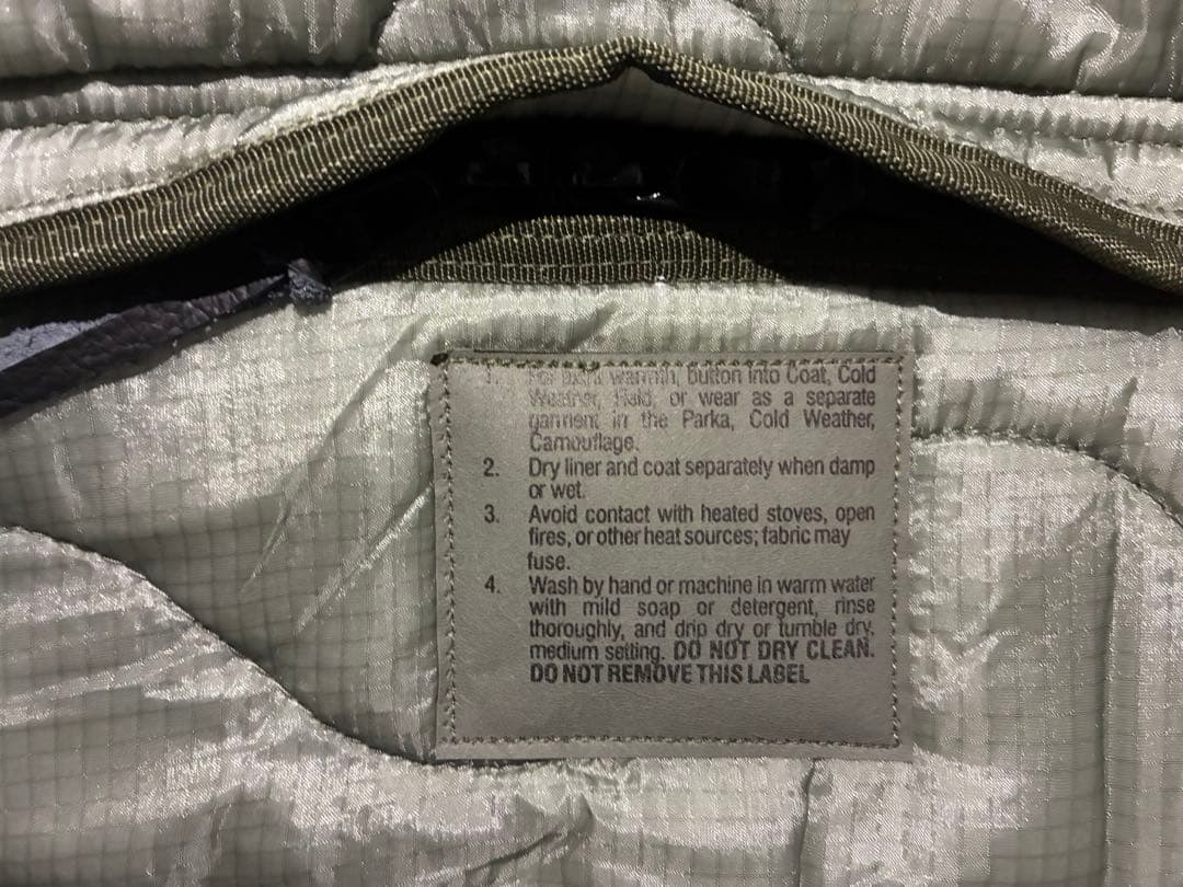 US M-65 Quilted Liner BodyBag オリーブラベル