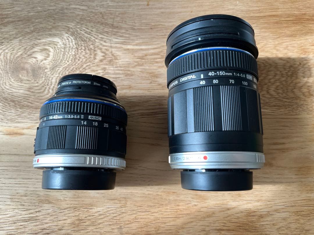 OLYMPUS E-PL1 ミラーレス一眼 レンズ2個付 シャッター回数3438