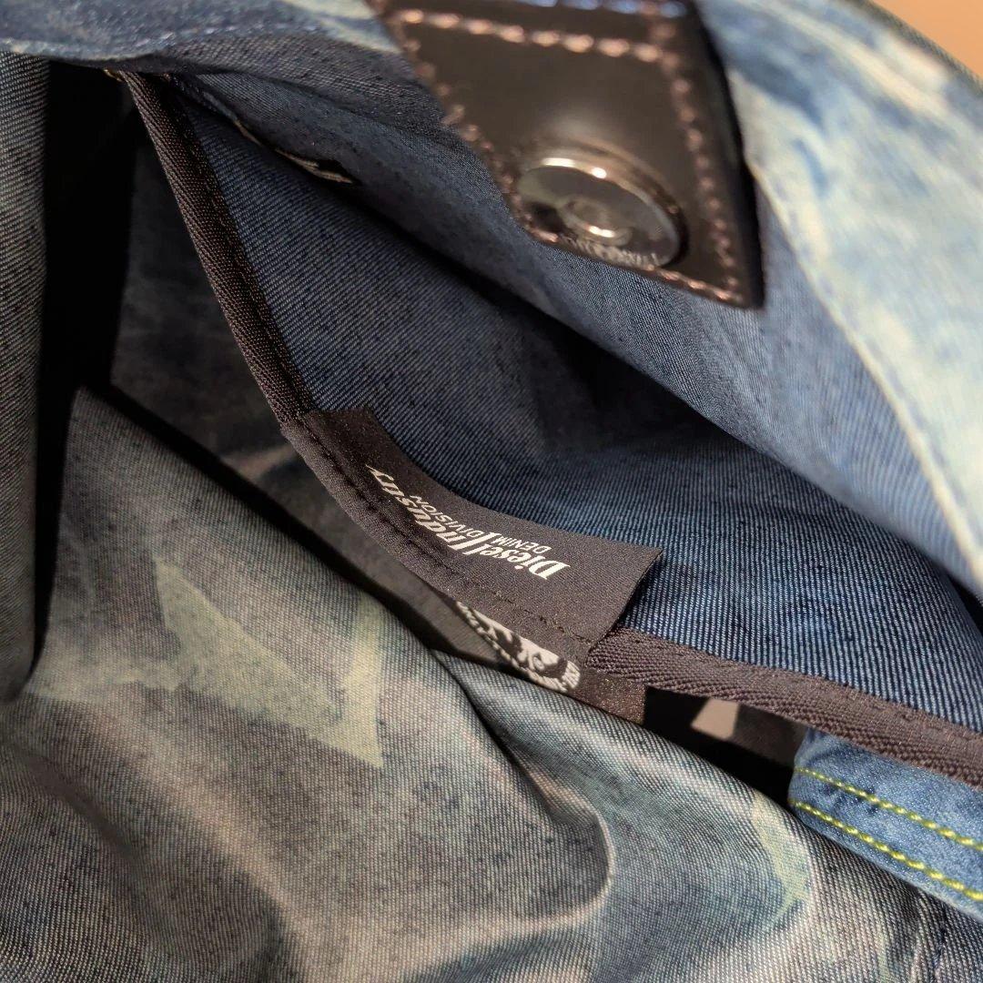 極美品 DIESEL デニム 迷彩 トートバッグ 大容量