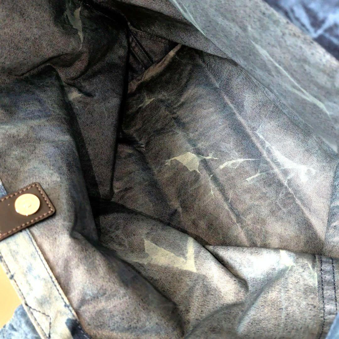 極美品 DIESEL デニム 迷彩 トートバッグ 大容量