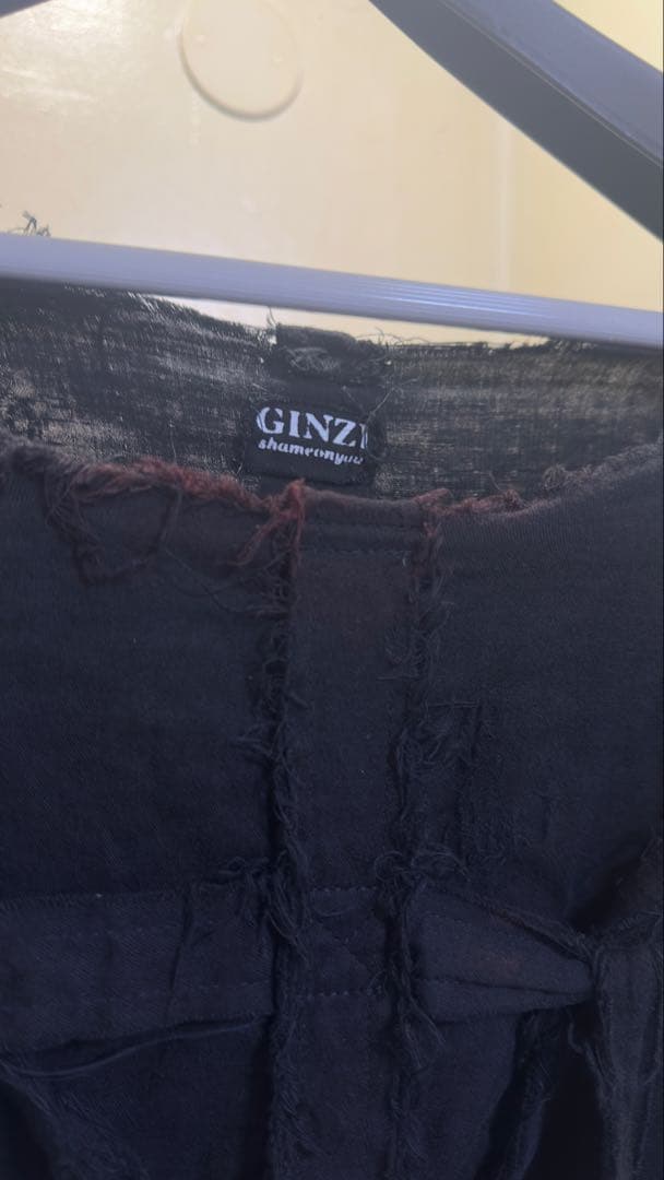 キ*キ様 ginzi ガーゼシャツ　黒