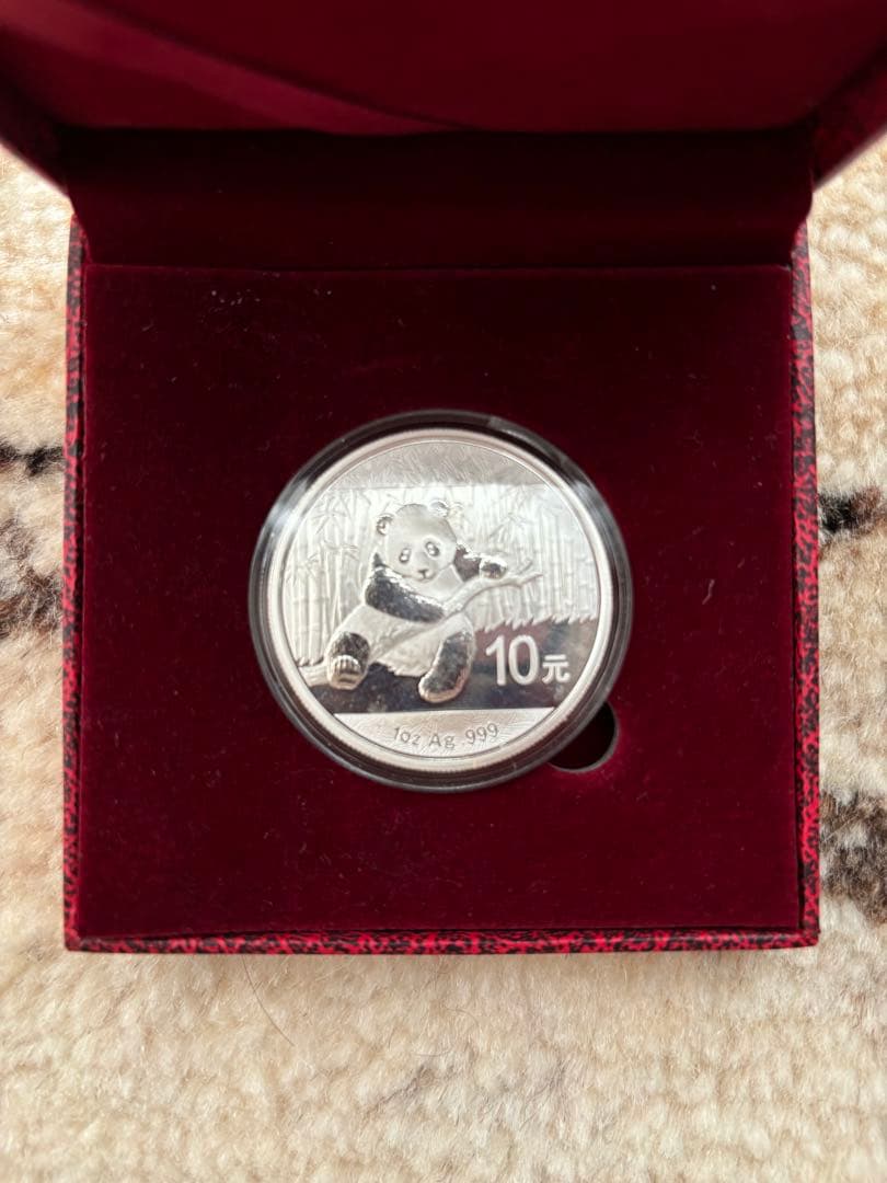 パンダ銀貨 10元　2014