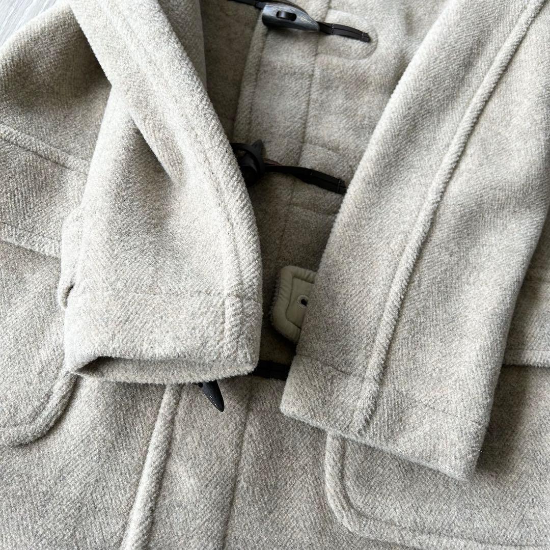 ロンドントラディション ビームス ヘリンボーンダッフルコート 36 グレージュ