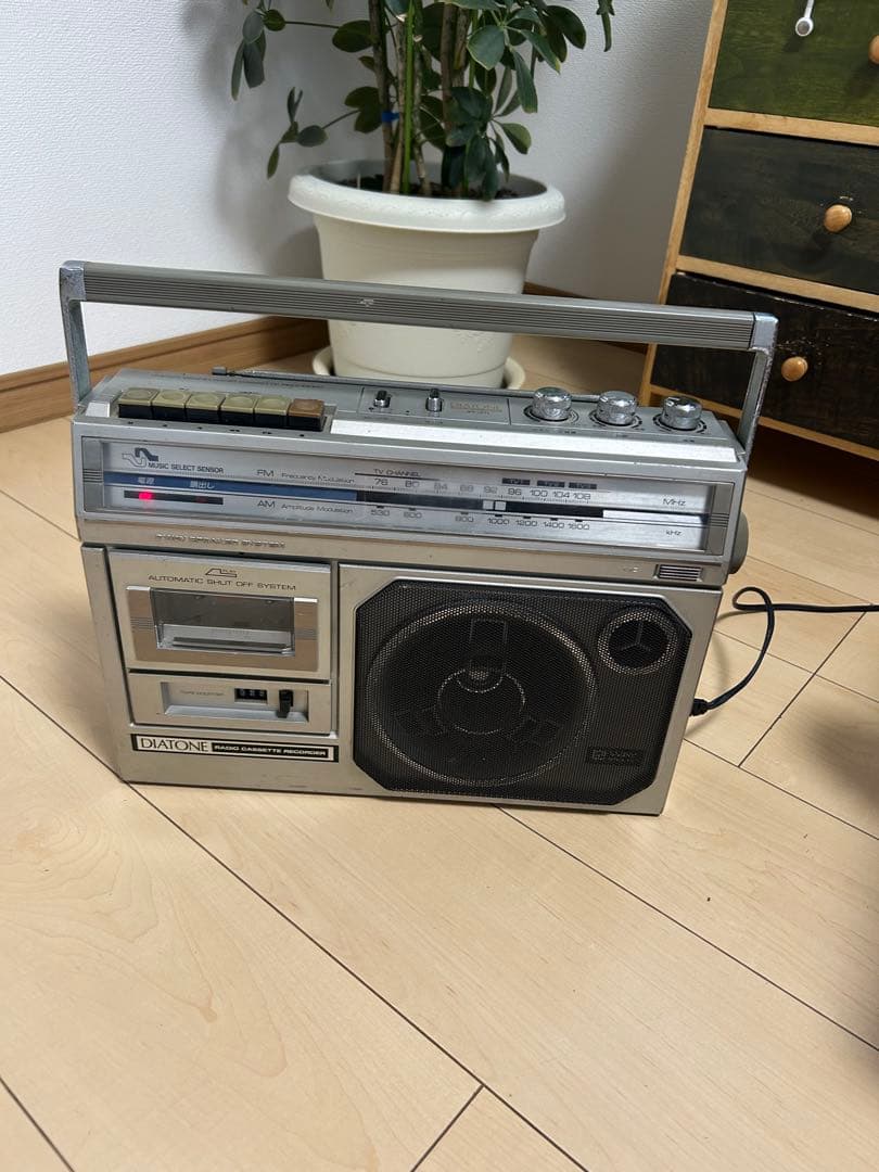 DIATONE ラジカセ FM/AMカセットデッキ JR-311