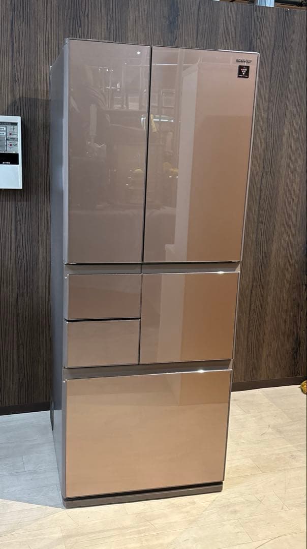 冷蔵庫 大容量 設置無料 6ドア シルバー