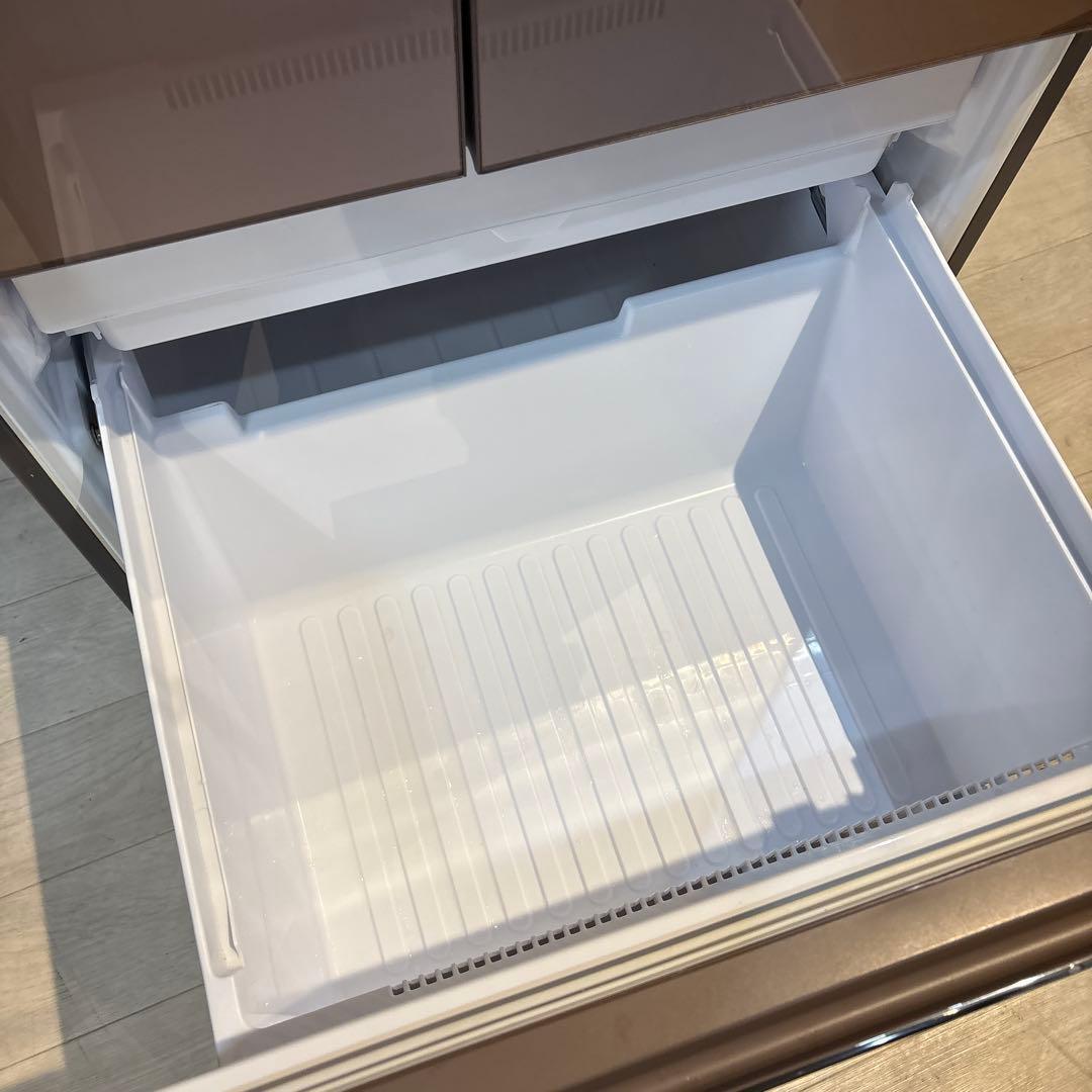 冷蔵庫 大容量 設置無料 6ドア シルバー