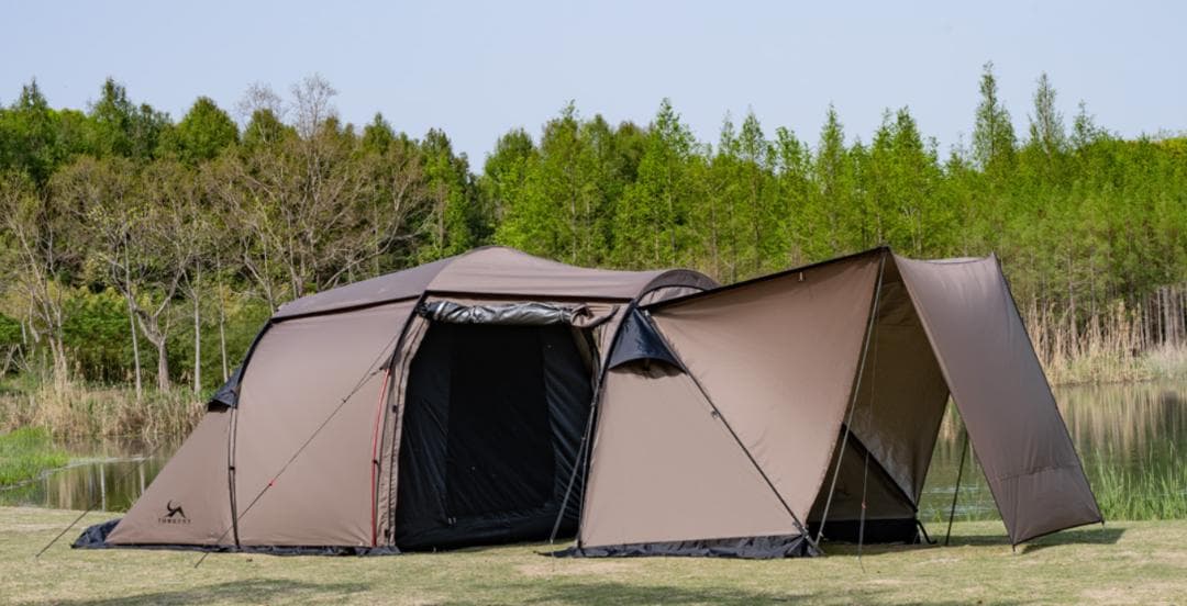 値下げ【美品】TOMOUNT トンネルテント ２ルームテント