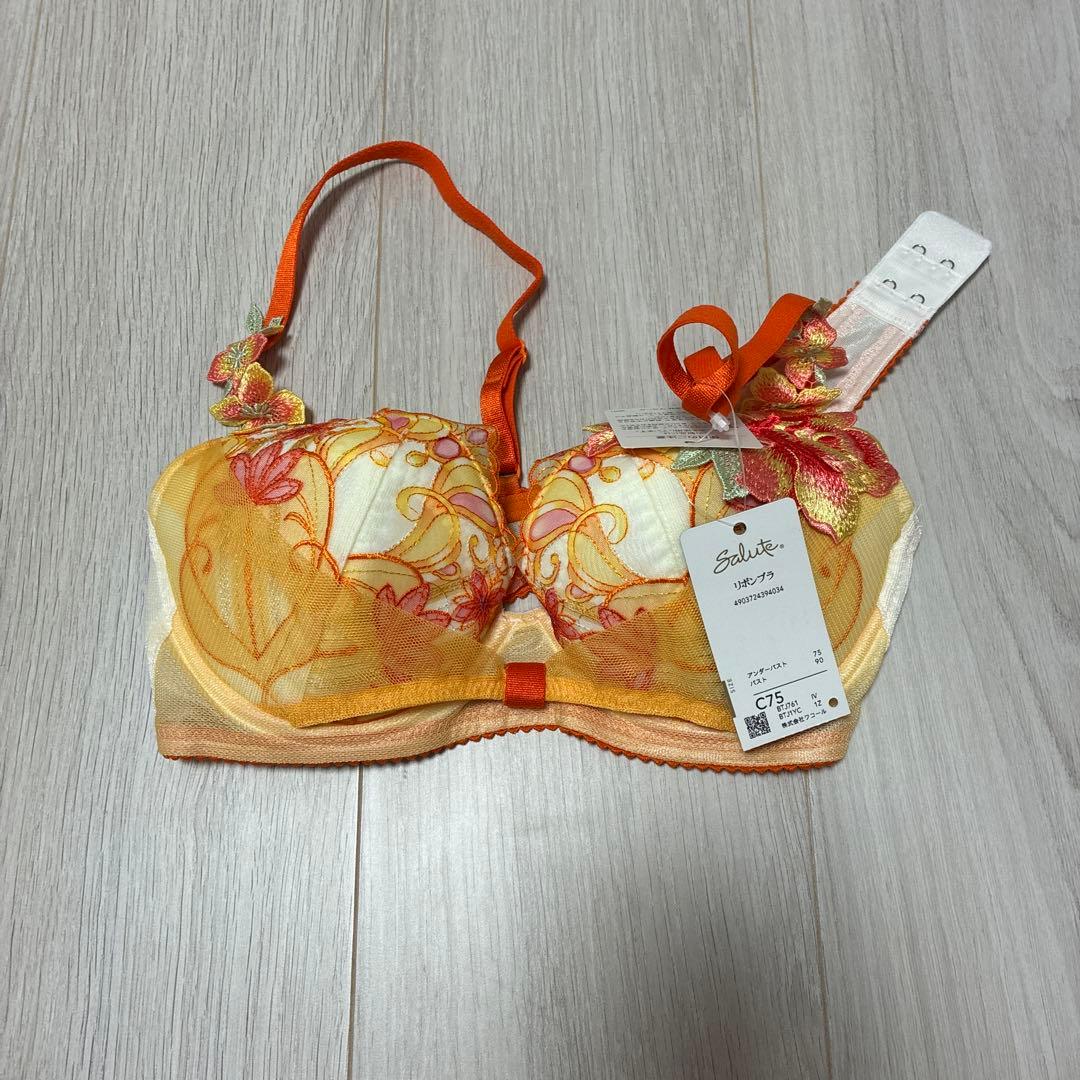 WACOAL サルートリボンブラC75 Tバック セット