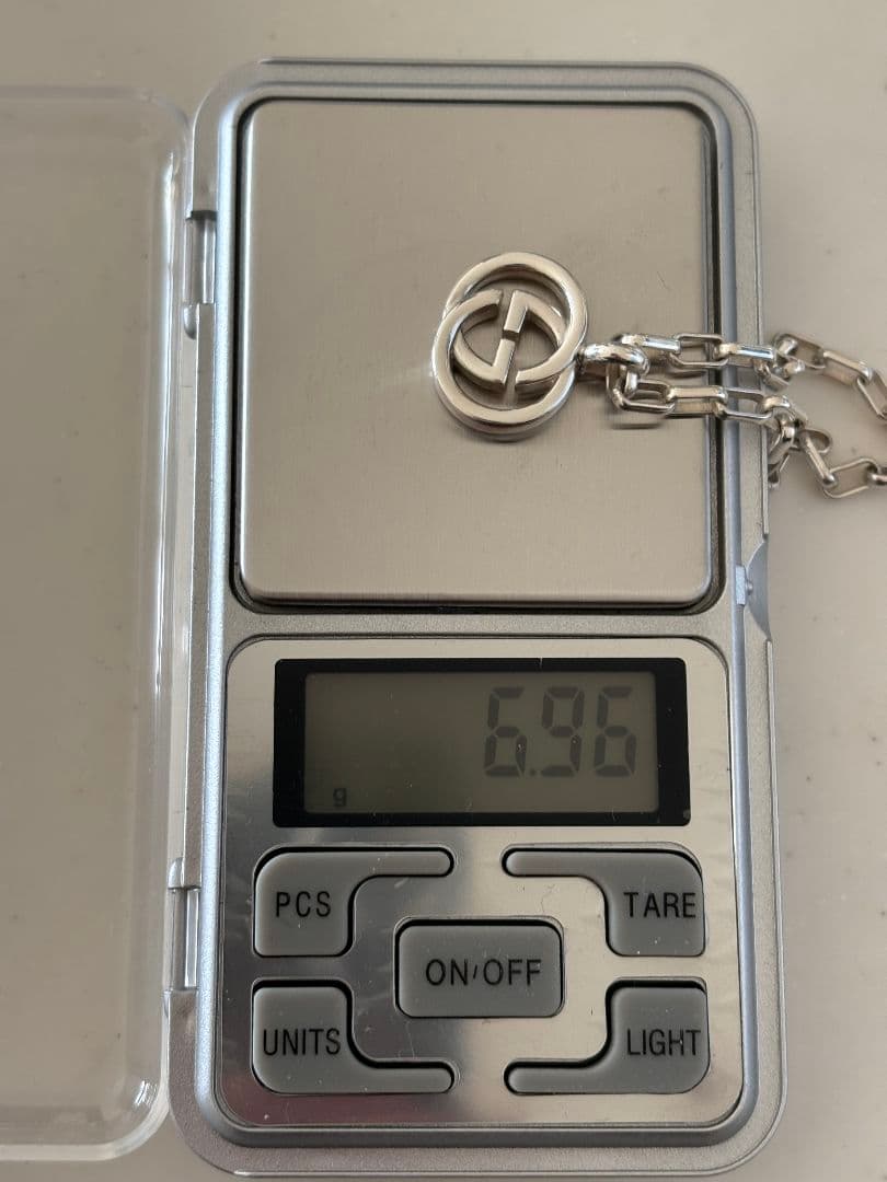 GUCCI グッチ インターロッキングネックレス【箱/ポーチ付】