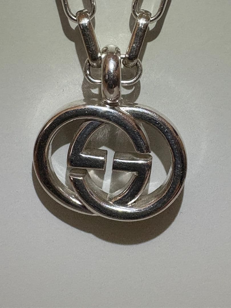 GUCCI グッチ インターロッキングネックレス【箱/ポーチ付】