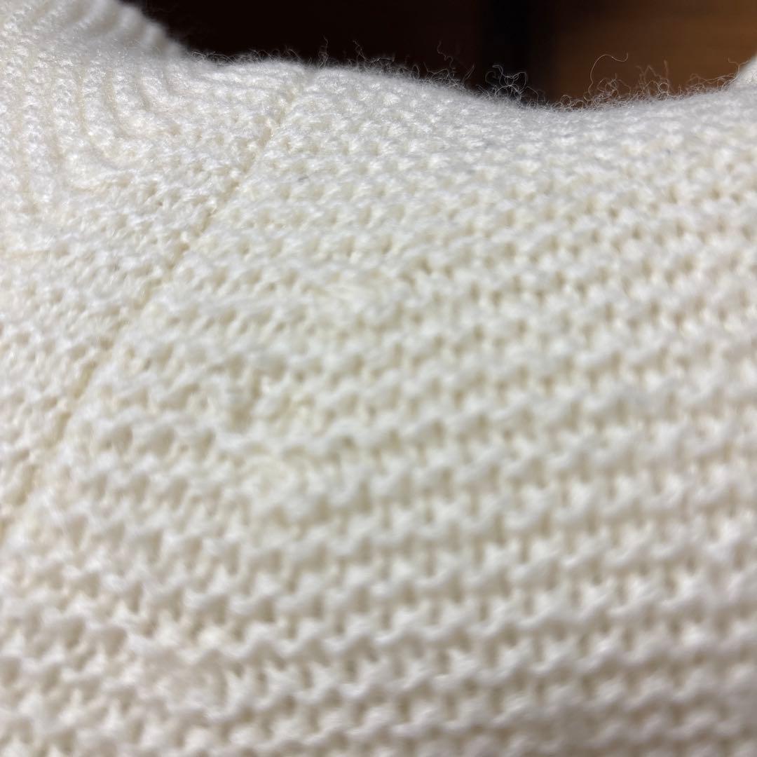 恵美子さま限定　芽風38アイボリー 五分袖 ニット セーターのみ