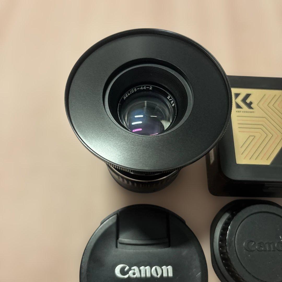 HELIOSレンズ　M42マウント　(Eマウント変換、EFマウント変換)付属