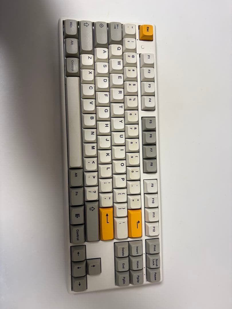 Niz キーボード X87 キーキャップ付き　静電容量無接点