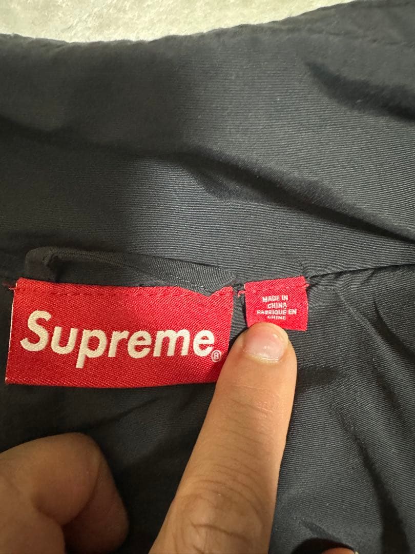 ジャケット・アウター SUPREME Spellout Embroidered TrackJacket