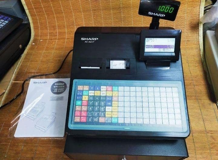 シャープレジスター　XE-A417　PC連携売上管理　最上位機種　666300