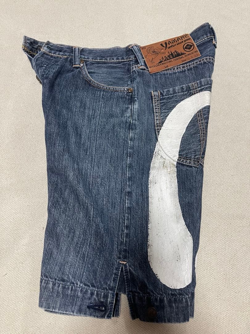 YAMANE EVISU ハーフパンツ ビックカモメ