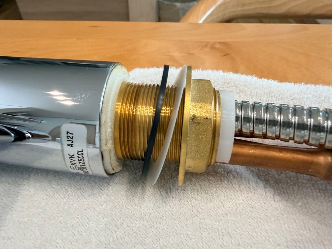 クリナップ　グースネック水栓　KM6061 取付工具付属