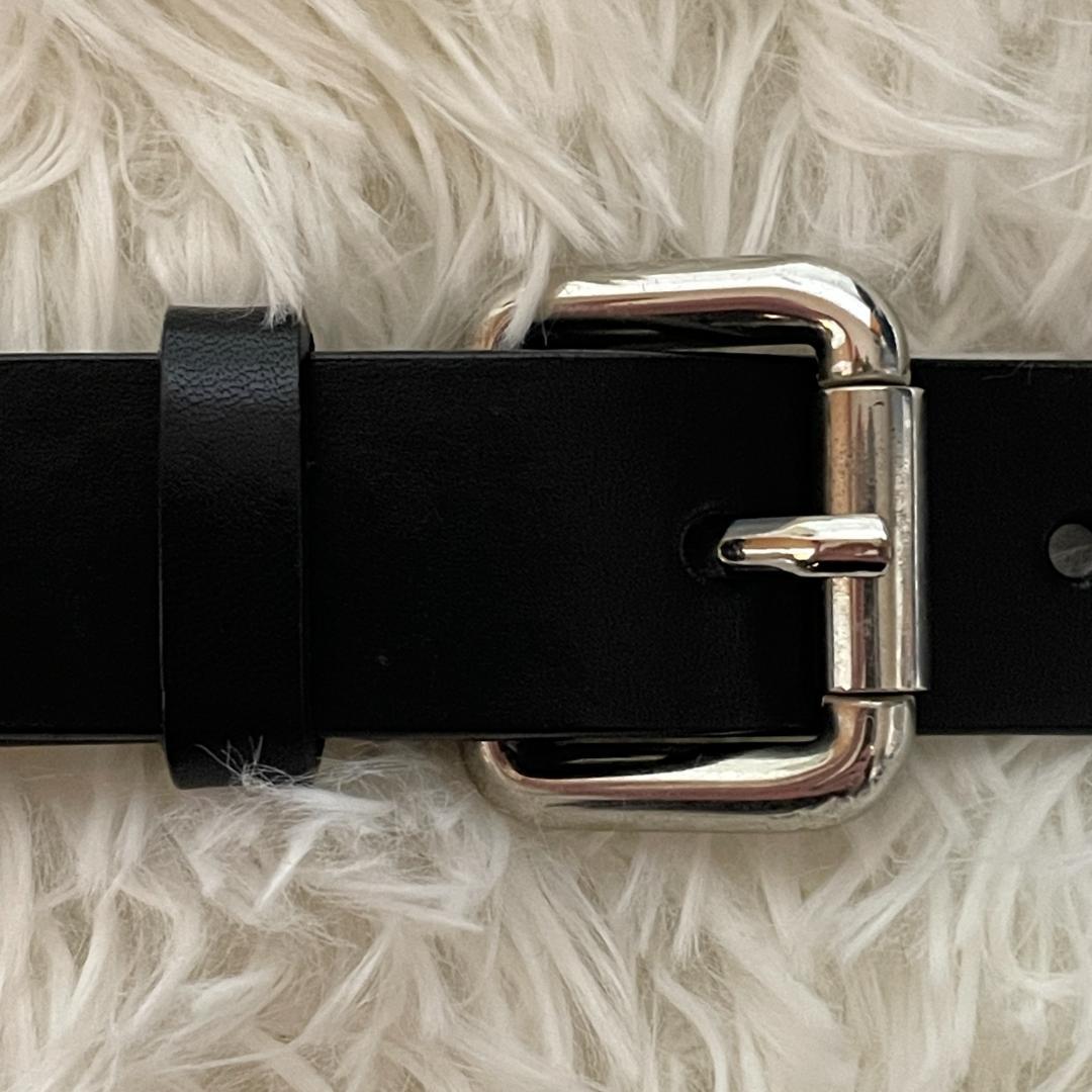 @*様 MM6 Maison Margiela　ダブルバックル レザー ベルト