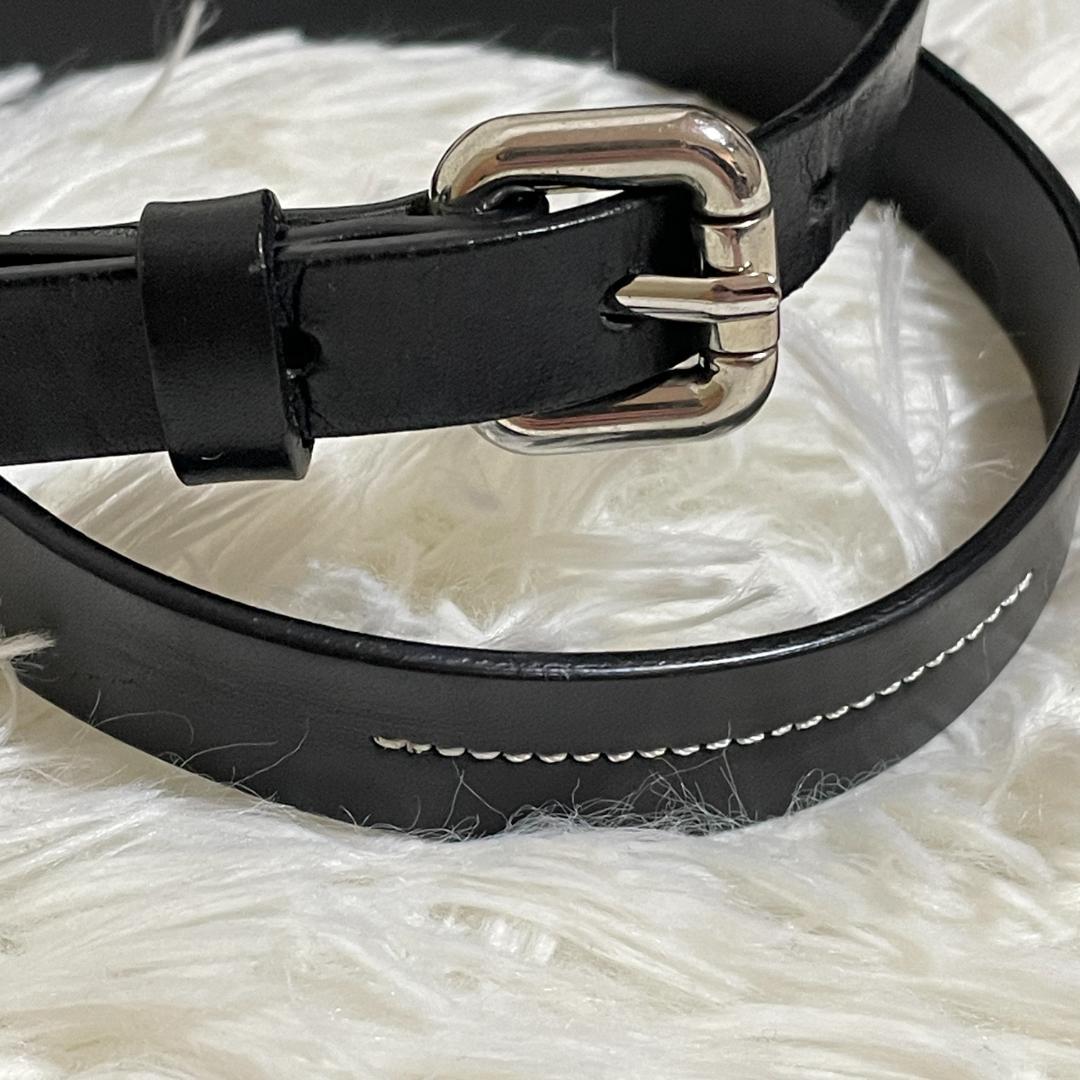@*様 MM6 Maison Margiela　ダブルバックル レザー ベルト